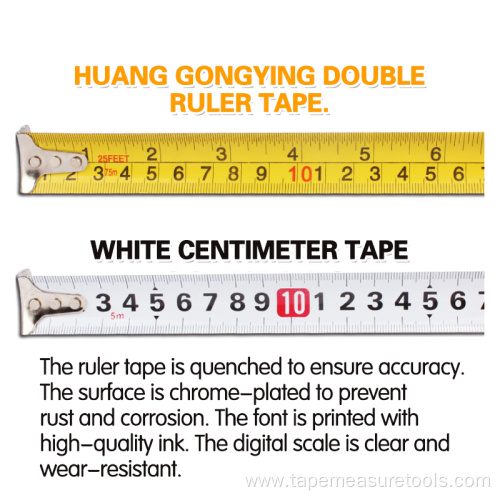 Steel tape measure 3/5/7.5 meters plastic tape measure